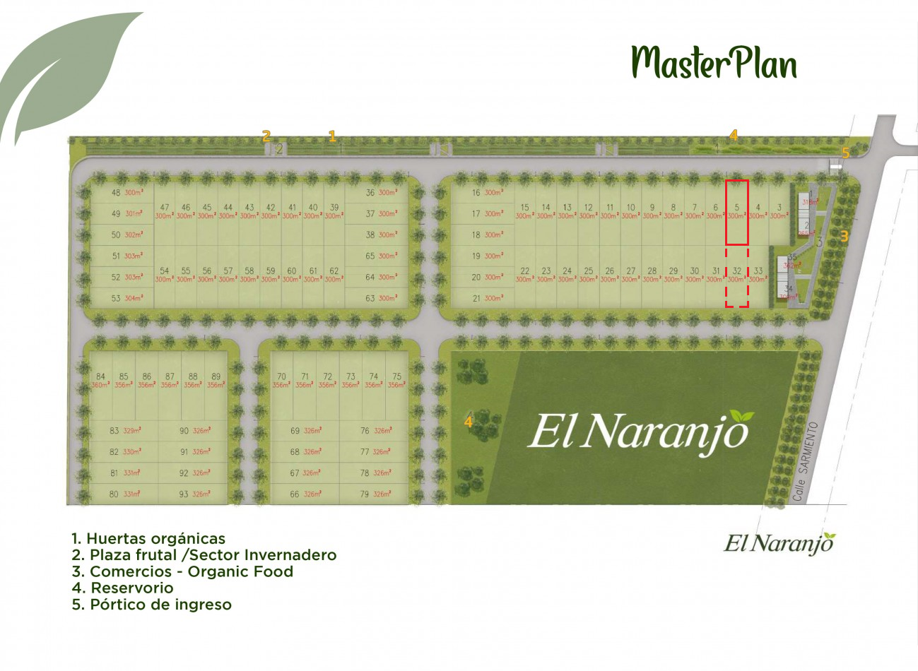 Terreno en venta en Barrio "El Naranjo" - Ibarlucea