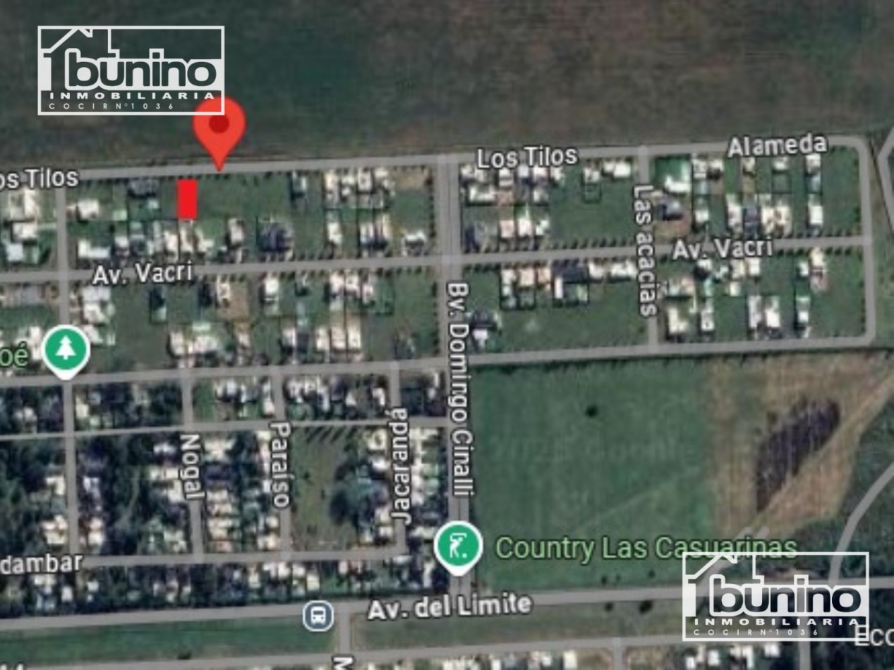¡OPORTUNIDAD! Terreno en venta en "Las Casuarinas" barrio cerrado- Ibarlucea