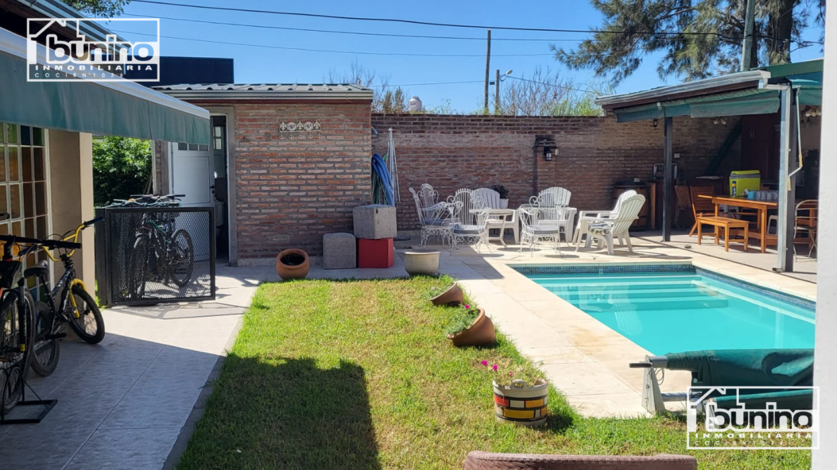 Casa alquiler temporario 2 habitaciones con piscina - Funes