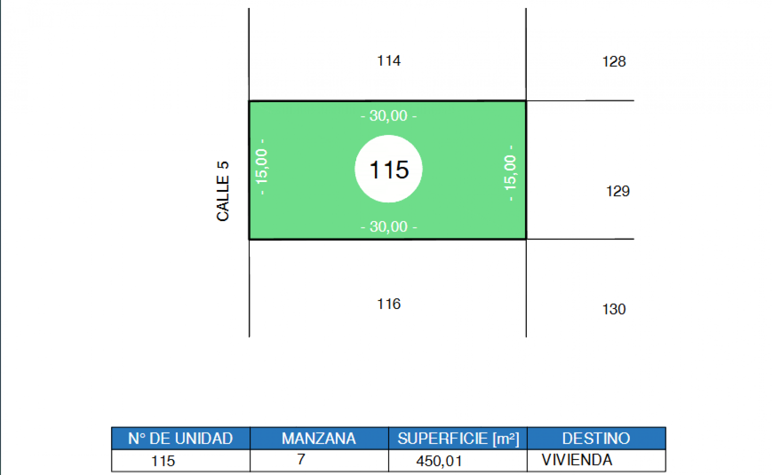 Terreno en venta en barrio cerrado "Cinco Lagos" 