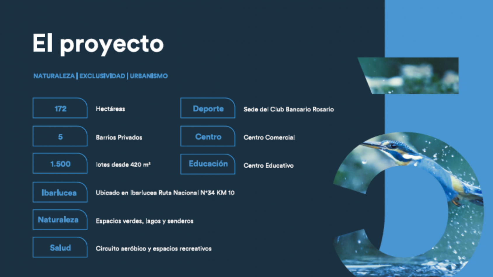 Terreno en venta en barrio cerrado "Cinco Lagos" 
